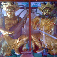 statues in a local temple
